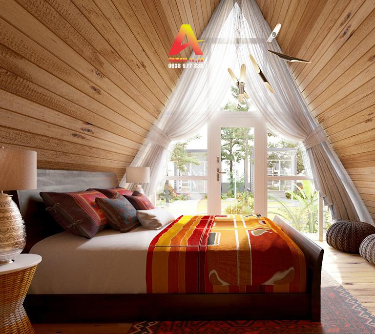 Phòng ngủ homestay lắp ghép sang trọng Phòng ngủ homestay lắp ghép sang trọng